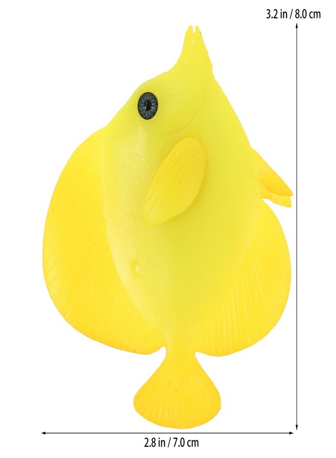 MERRYHAPY 1Pc Luminous Simulation Fish for Aquarium - Realistic Floating Tropical Fish Decoration for Aquarium Tank Landscaping - Image 2